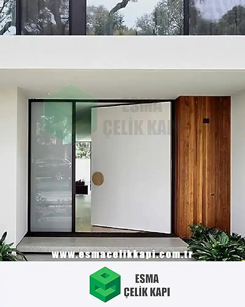 Beyaz Villa Kapısı Resimleri Modelleri