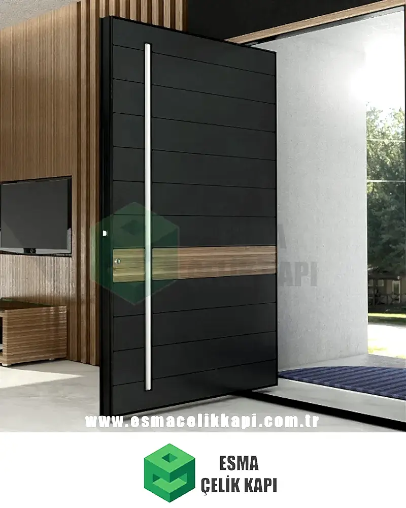 pivot çelik kapı