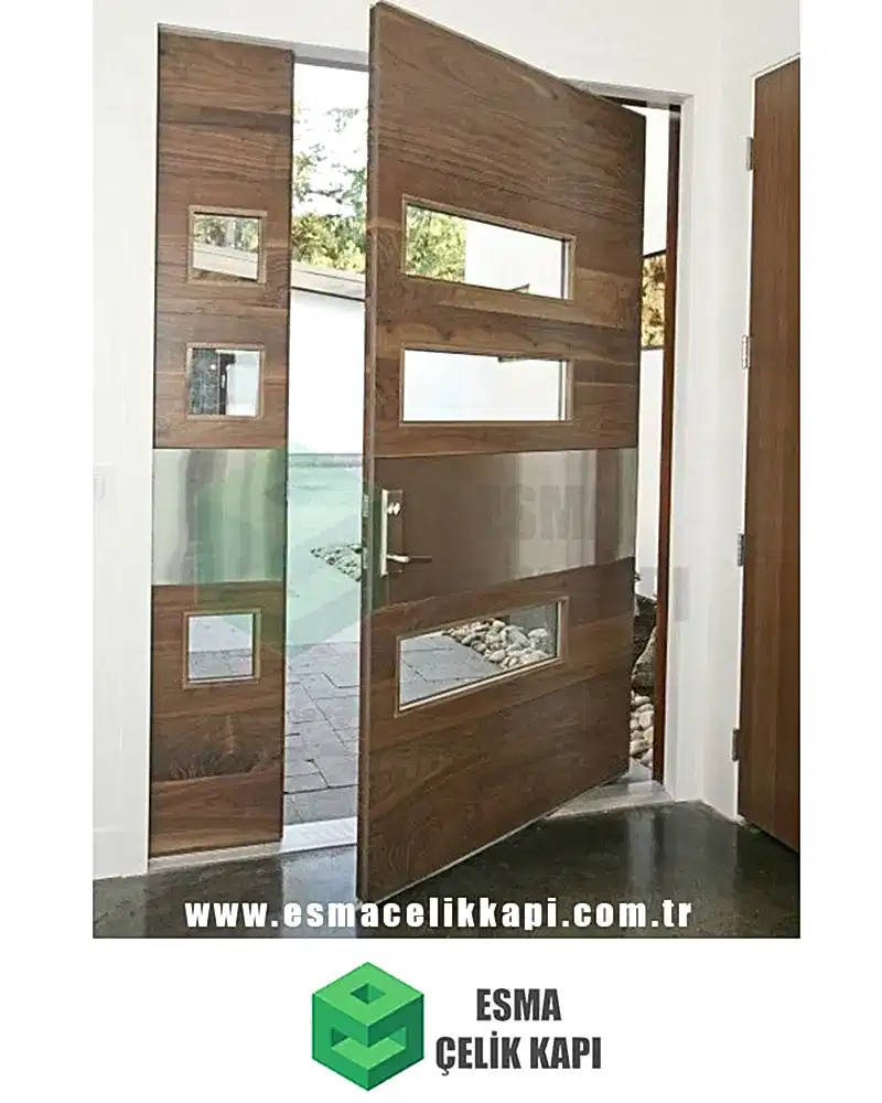 pivot çelik kapı
