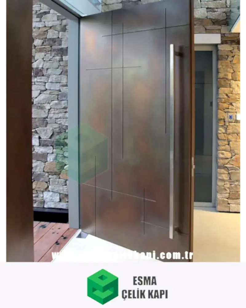 pivot çelik kapı