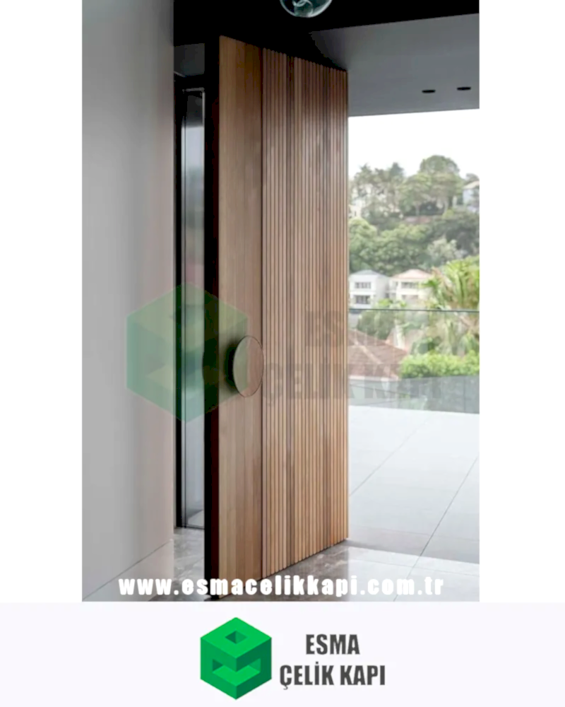 pivot çelik kapı
