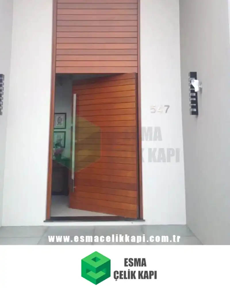 pivot çelik kapı