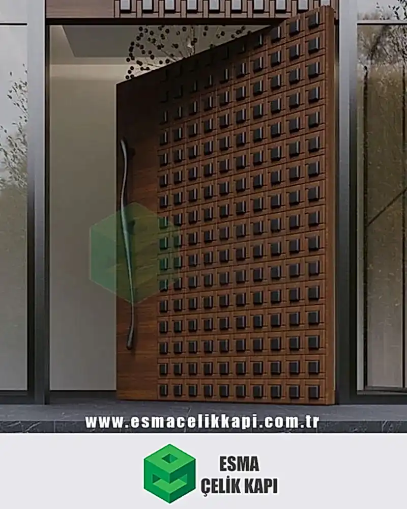 pivot çelik kapı