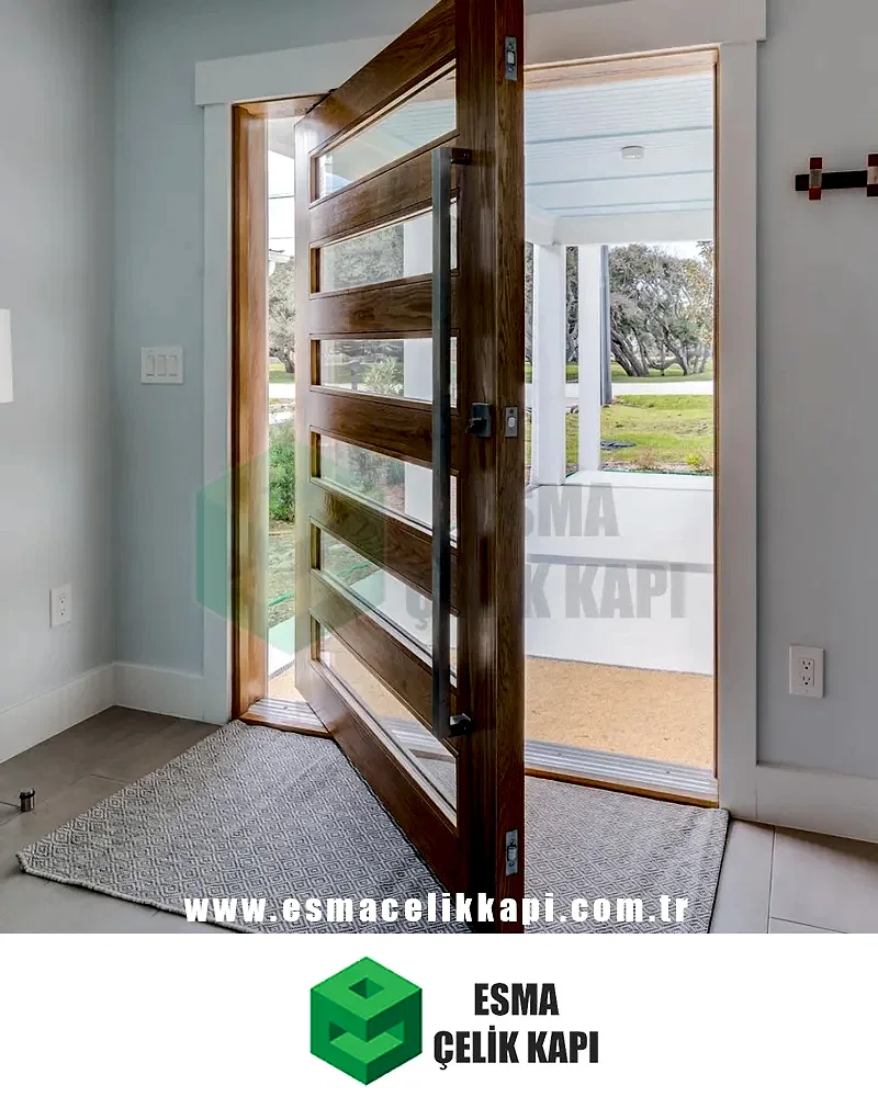 pivot çelik kapı