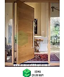 pivot çelik kapı
