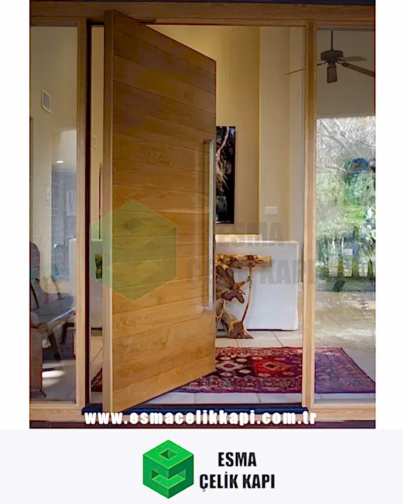 pivot çelik kapı