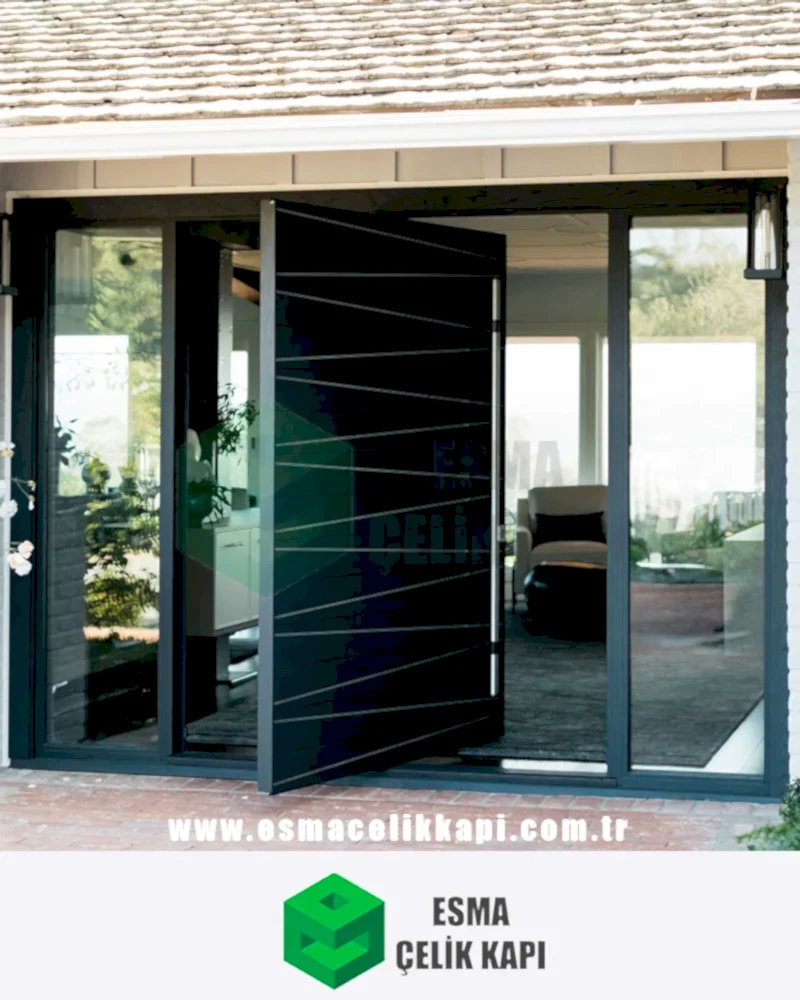 pivot çelik kapı