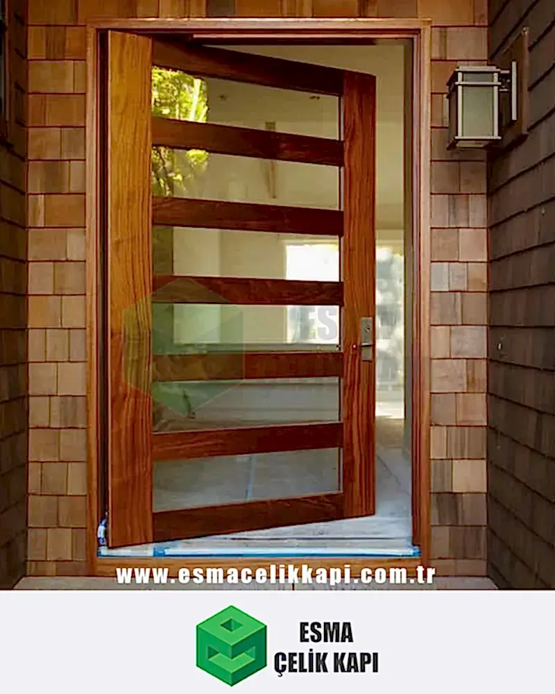 pivot çelik kapı