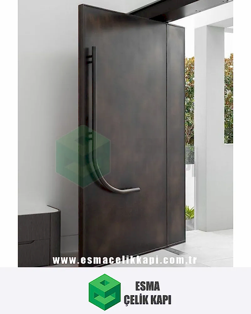 pivot çelik kapı