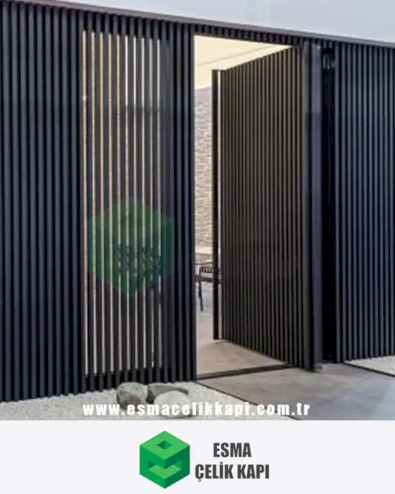 pivot çelik kapı
