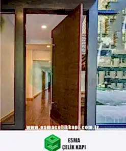 pivot çelik kapı