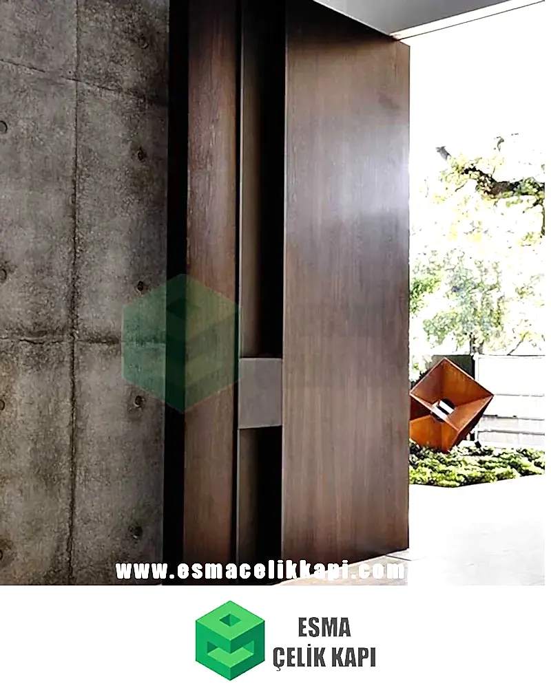 pivot çelik kapı