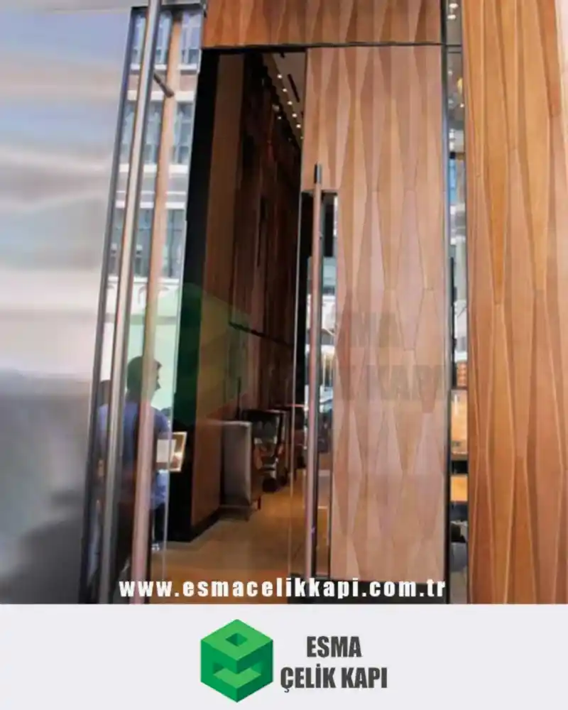 pivot çelik kapı