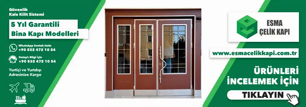 Çelik Apartman Kapısı